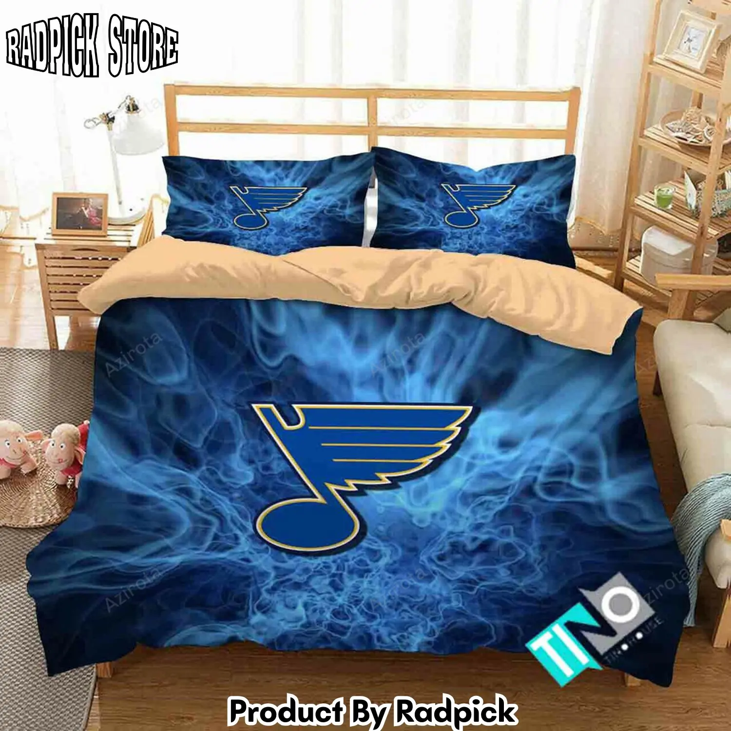 Radpick st louis blues bedding set v2 rp3272038